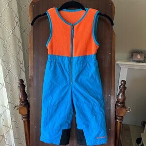 Columbia Snowsuit size 24 months blue orange